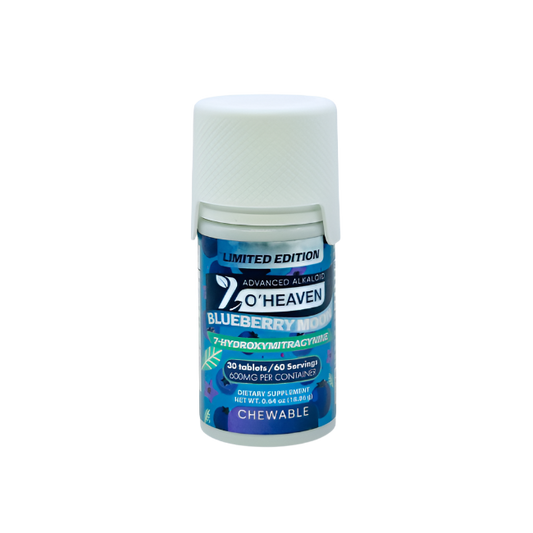 7 O’Heaven 30ct 7OH Chewable Tabs Blueberry Moon 20mg Per Tablets - Seven Tech