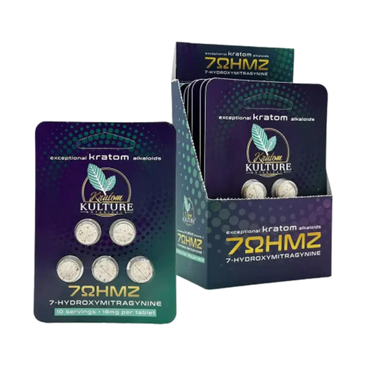 7OHMZ Kratom Kulture 5ct 7OH Caps 18mg per Capsule - Seven Tech
