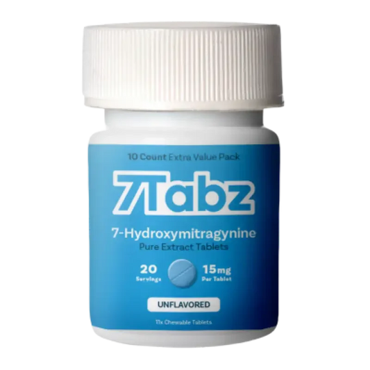 7Tabz 10ct 7OH Chewable Tabs Regular Unflavored 15mg per Tablet - Seven Tech