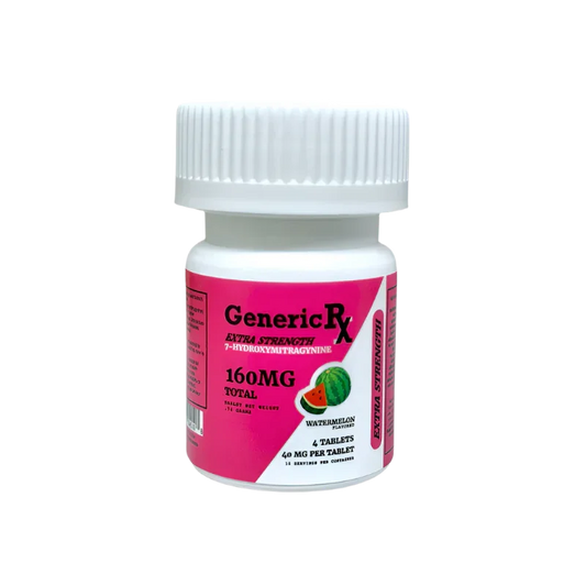 Generic RX 4ct 7OH Chewable Tablets Watermelon 40mg Per Tablet - Seven Tech