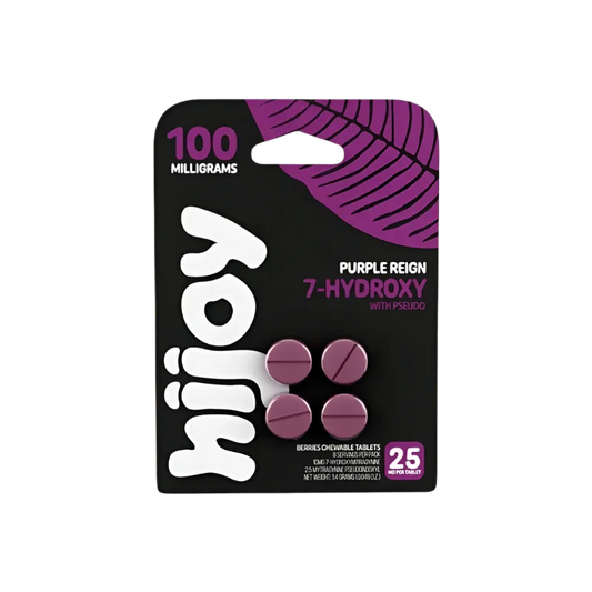 HIJOY 4ct 7OH + Psuedoindoxyl Purple Reign 25mg + 2ct Bundle - Seven Tech