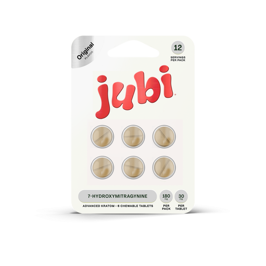Jubi 6ct 7OH Chewable Tabs Original Flavor 30mg per Tablet - Seven Tech