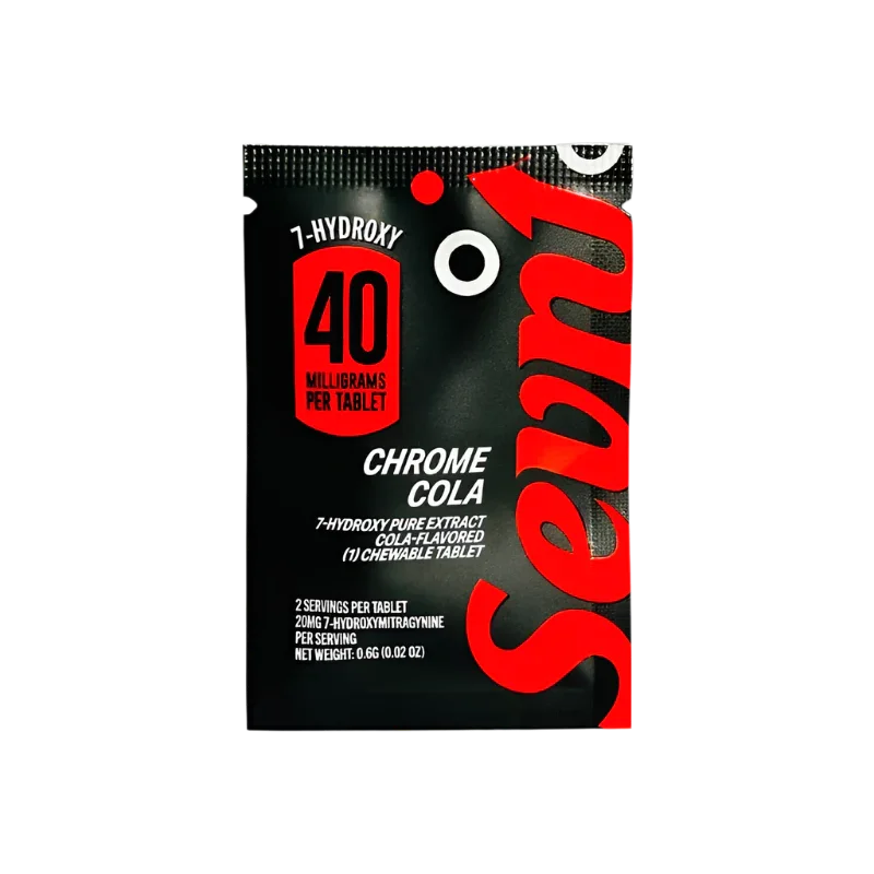 Sevn 1ct 7OH Tabs Chrome Cola Energy Drink 40mg Per Tablet - Seven Tech