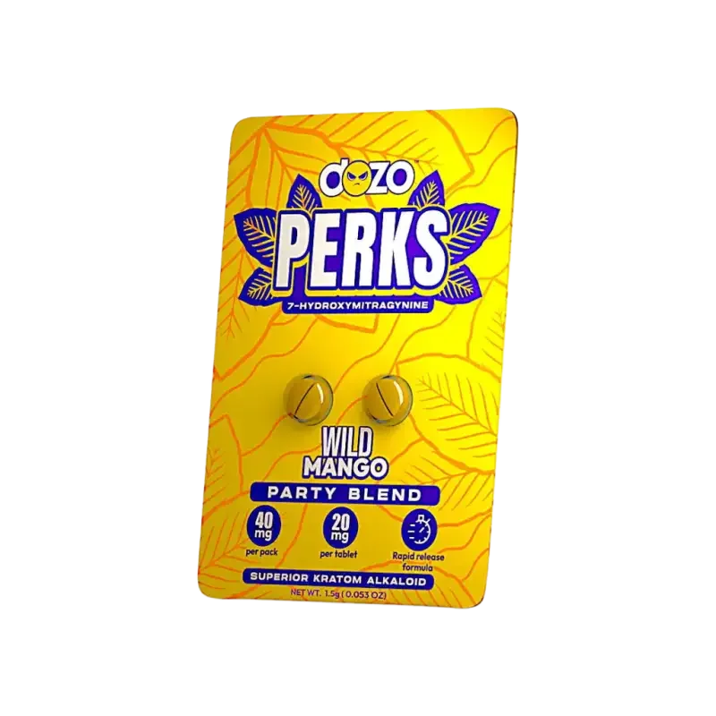 Dozo Perks 2ct 7OH Chewable Tabs 20mg per Tablet - Seven Tech