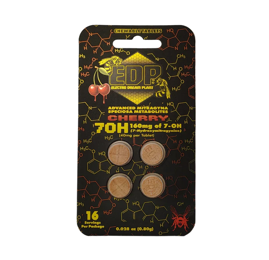 EDP 4ct 7OH Chewable Tabs Cherry 40mg per Tablet - Seven Tech