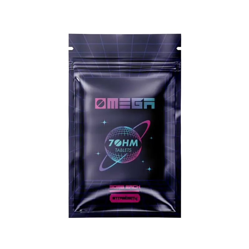 Omega Extrax 25ct 7OH Strawberry Tarts Tabs 30mg per Tablet - Seven Tech