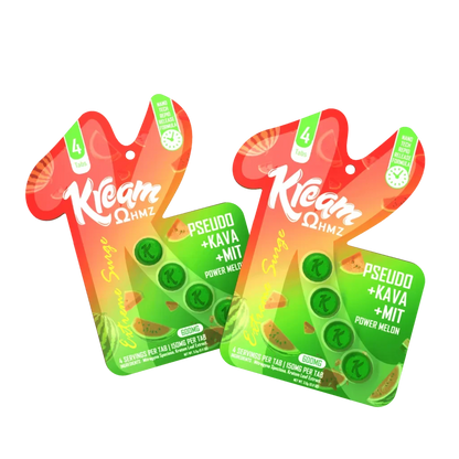 Kream 4ct Pseudo Kava Mit Power Melon Premium 150mg per Tablet - Seven Tech